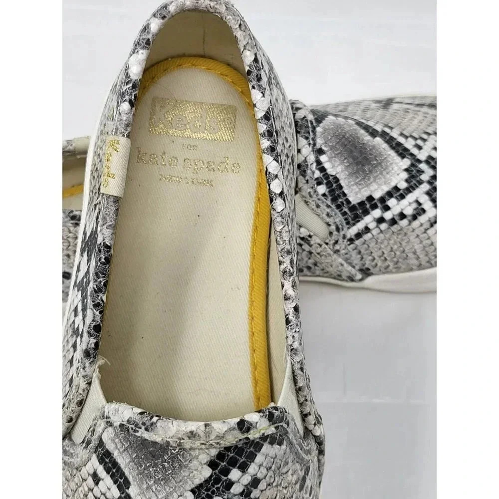 Keds for Kate Spade Sneaker Women's Snake Print Slip On Loafer Shoe size 6 - Picture 10 of 11